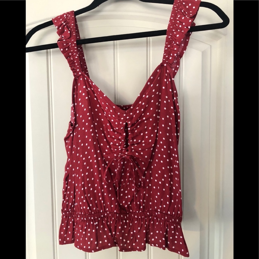 Express polka dot tank